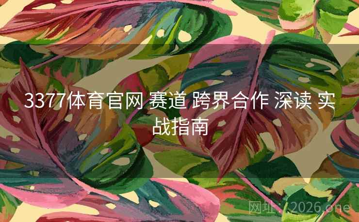 3377体育官网 赛道 跨界合作 深读 实战指南