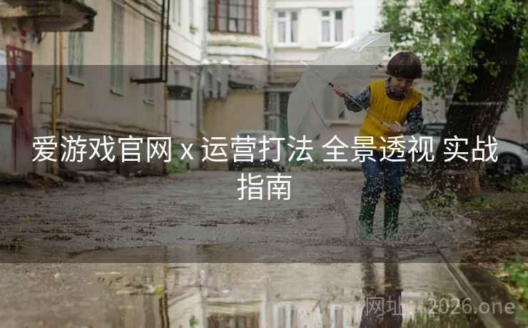 爱游戏官网 x 运营打法 全景透视 实战指南