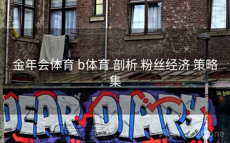 金年会体育 b体育 剖析 粉丝经济 策略集