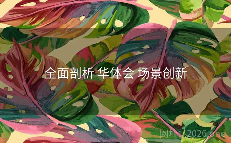 全面剖析 华体会 场景创新
